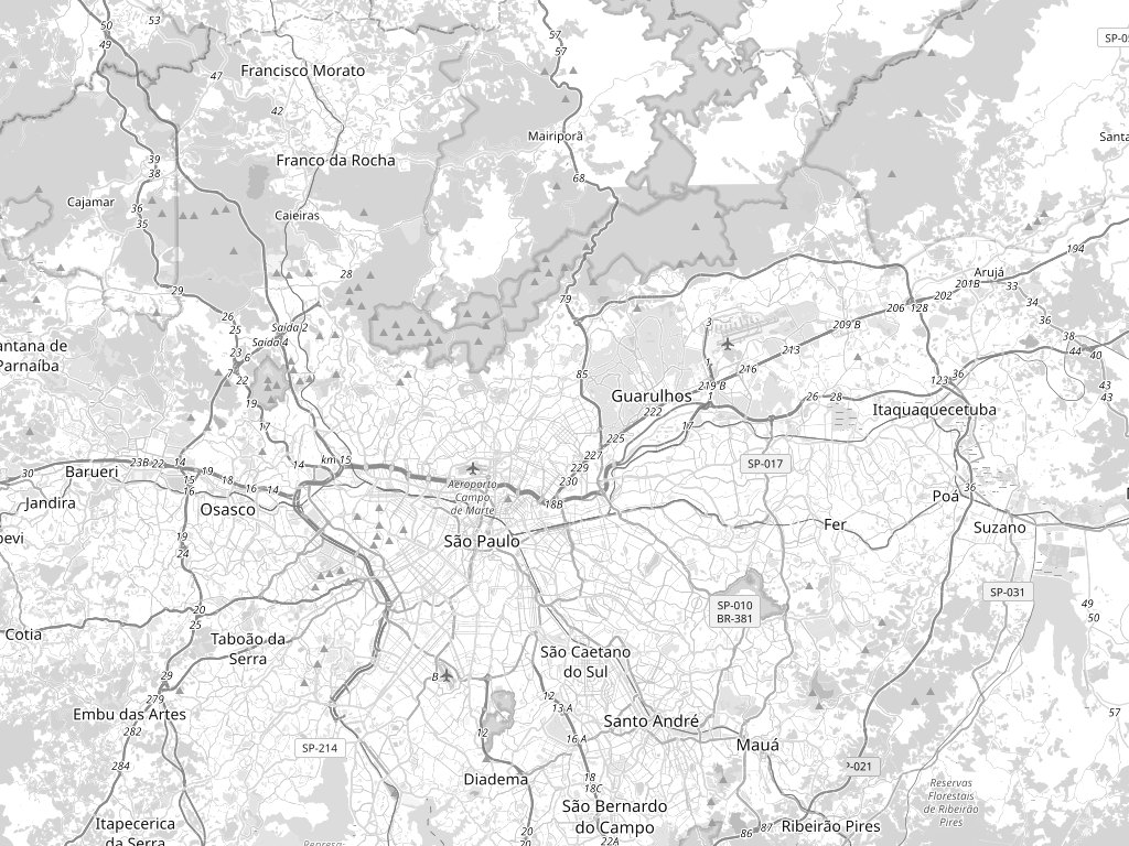 Mapa da região metropolitana de São Paulo, onde a ImobiCore atende.